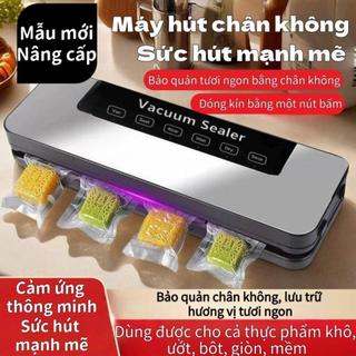 Máy hút chân không cắm điện đa năng | Bảng điều khiển tiếng Anh, khô/ướt, niêm phong mạnh mẽ, tặng 10 túi hút 17*25CM
