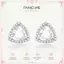 Bông tai bạc thiết yếu FANCIME Trinity màu trắng CZ