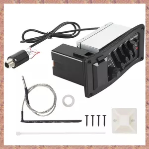 Bộ cân bằng EQ 4 băng tần Piezo Pickup cho EQ-7545R Bộ điều chỉnh khuếch đại Preamp đàn Guitar Acoustic trước khi chạm (R F C V)