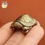 1 Đồ trang trí rùa bằng đồng nguyên khối cổ Tuổi thọ Điêu khắc động vật tại nhà Bàn văn phòng trang trí Mô phỏng trang trí ELWW
