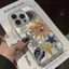 Punk Cool Angel Sun Cover Cho VIVO V70 FE V60 V50 Lite Y03 Y04 Y29S Y29 Y39 V29 Y36 Y17S Y19S V30E Y20 Y21 Y33S Y21S Y17 Ốp Lưng Laser Bạc Kết Cấu Lông Vũ Cứng