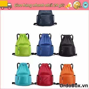 Ba lô dây rút ORDOBOX, Ba lô đa năng dây rút 5 màu, Túi du lịch Nylon dung tích lớn có thể giặt được chất lượng cao Unisex