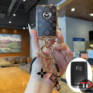 Vỏ chìa khóa xe cảm giác cao cấp Mazda Thích hợp cho Axela / CX-5 / CX-8 / Atz