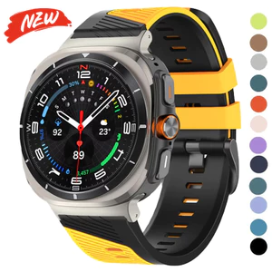 Dây đeo silicon cho Samsung Galaxy Watch Ultra 2025 Dây đeo correa 47mm cho Samsung Galaxy Watch 8 / 8classic