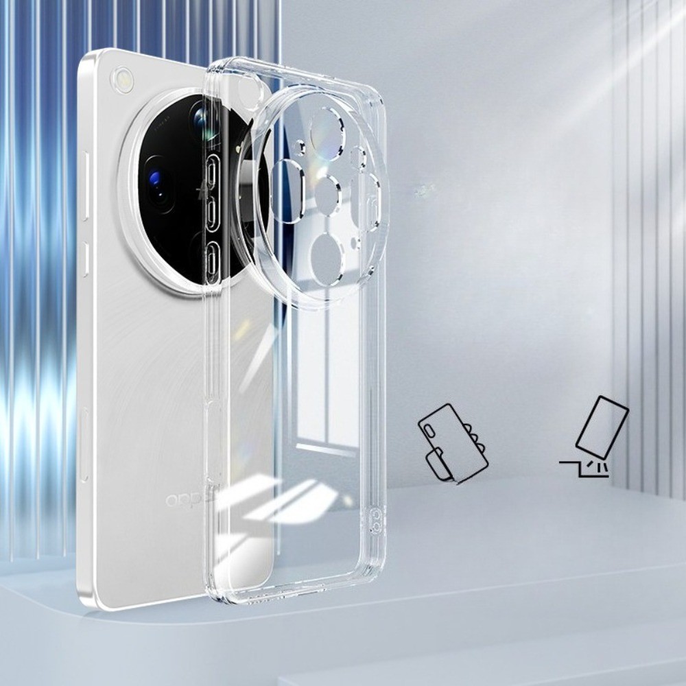 Ốp Điện Thoại Trong Suốt Siêu Mỏng Cho OPPO Find X2 X3 X5 X6 X7 X8 X9 X8S X9S Pro Ultra Reno Z 2 2F 2Z 3 4 5 6 7 8 Pro Plus 7Z 8Z 7 8 Lite 8TSilicone Mềm Trong Suốt Nắp lưng
