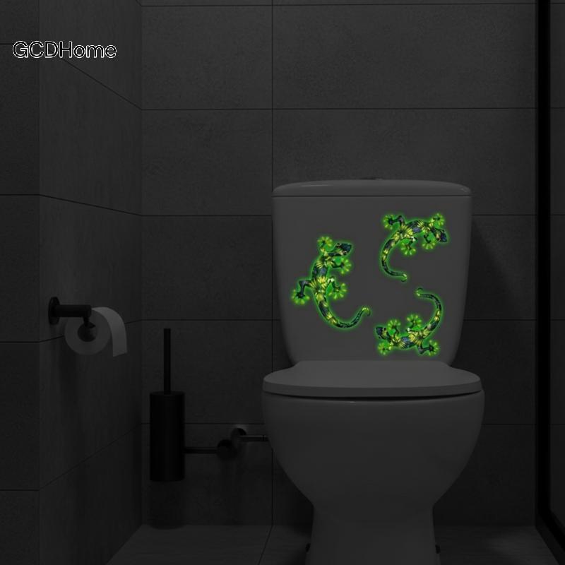 GCDHome Glow Geo Stiers Huỳnh Quang Có Thể Tháo Rời Chống Thấm Nước Đề Can Cho Chậu Rửa Thủy Tinh Bồn Rửa Nước Bồn Cầu Đèn Ngủ Trang Trí Phòng Tắm HOT