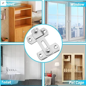 Khóa cửa chống trộm bằng thép không gỉ - Công cụ khóa dày đa năng cho gia đình