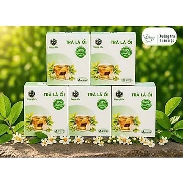 COMBO 5 Trà Lá Ổi - 300 Túi Lọc Trà Hỗ Trợ Giảm Mỡ Máu, Cải Thiện Tiêu Hóa, Ngăn Ngừa Lão Hóa
