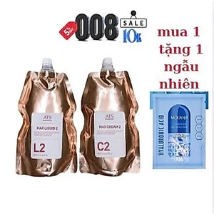 Thuốc uốn nóng ATS cao cấp, nhẹ mùi túi 500ml,Chuẩn hàng công ty
