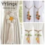 YYlingx 1 Cái Rèm Tieback Dây Đàn Hồi Thời Trang Trang Trang Trí Nhà
