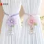 Rèm Ngọc Trai Thắt Lưng Hoa Trà Khóa Có Thể Điều Chỉnh Thanh Lịch Giá Đỡ Drapery Cho Bảng Cửa Sổ Trang Trí Nhà Phụ Kiện VN
