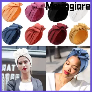 MERIGGIARE Đầu Quấn Mũ Bò Đầu Khăn Trùm Đầu Ung Thư Chemo Mũ