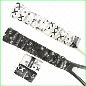 PS1 Matte Print Sweatband Tennis Pickleball và Vợt Cầu Lông Tay Cầm Khô Chống Trơn Trượt Sweatband SP1