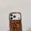 Dành Cho iPhone 17 Pro Max 16 15P Thời Trang Vàng Da Báo IMD Craft TPU Mềm Bảo Vệ Chống Sốc Vỏ Điện Thoại Có Dây Xích Chống Mất Chống Trầy Xước Vỏ Chống Bụi Bẩn