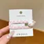 Bộ đồ hoạt hình dễ thương Kẹp tóc kẻ sọc Kitty mềm mại Sức sống Giảm tuổi Phù hợp với mọi trận đấu tươi mát