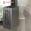 Dụng cụ nhà bếp 1 miếng Giá đỡ Chopsti thoát nước đa chức năng, Hộp đựng dao kéo treo tường hoặc tự do, nhựa