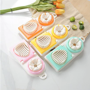 Dụng cụ cắt trứng đa chức năng Dụng cụ cắt trứng bảo quản gia đình Cắt trứng hai trong một Máy cắt đa năng Máy tách trứng rời Máy cắt trứng cắt lát SO8J