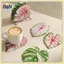 B & N Lá Coaster Acrylic Cách Nhiệt Miếng Lót Trang Trí Placemat Bàn Cốc Thảm Trang Trí Bàn Phụ Kiện Trang Trí Phòng.