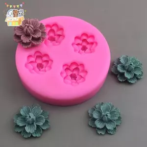1 Khuôn Silicon Hoa Đào Hoa Anh Đào DIY Trang Trí Bánh Khuôn Mousse Sô Cô La Khay Đá Nhà Bếp Khuôn Nướng Bánh ELWW