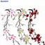 Bluelover Đẹp Thêu Hoa Mai Miếng Dán Sắt / May Trên Táo Motif Thủ Công Mới