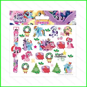 PS1 Frozen Sophia Princess My Little Pony Miếng Dán Hình Xăm Chống Thấm Nước Disney Phim Hoạt Hình Trẻ Em SP1