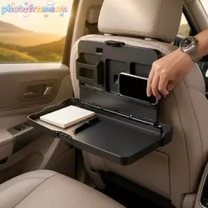 Khung Ảnh Đa Năng Ô Tô Ba Ghế Gấp Khay Bàn Có Đồ Uống Và Đựng Thức Ăn Hoàn Hảo Cho Gia Đình Đường Du Lịch VN