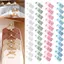 GCDHome 50 Chiếc Mini Quần Áo Móc Treo Cho Tủ Quần Áo Kết Nối Móc Nhựa Tủ Quần Áo Áo Mở Rộng Kẹp Giá Đỡ Tiết Kiệm Không Gian HOT