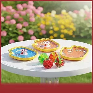 Cá Tuyết dạ quang phim hoạt hình cốc hút bóng Set-ngoài trời ném & bắt đồ chơi cho trẻ em
