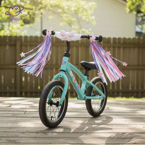 HFTOY Tay Cầm Sáng Streamers Cho Xe Đạp Trẻ Em Ruy Băng Nhiều Màu Sắc Cho Xe Tay Ga Trẻ Em Vui Nhộn ~