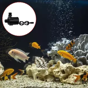 Máy bơm nước bể cá không chổi than hàng đầu Máy bơm tăng cường tiếng ồn thấp cho bể cá sục khí Chống ăn mòn 5V 12V 24V