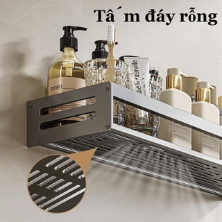 Kệ để đồ không cần khoan lỗ,Giá kệ treo quần áo / khăn tắm trong phòng tắm,Có thanh treo