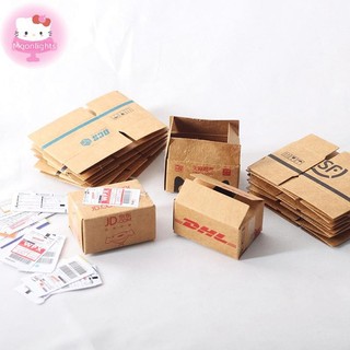Moonlights 1 Bộ Thùng Carton Express 1: 12 Nhà Búp Bê Thu Nhỏ Hộp Express Trang Trí EN