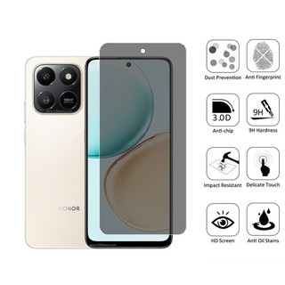 Kính cường lực bảo vệ màn hình riêng tư 2 trong 1 Honor X7d 5G cho Honor X7c X8c X6c X6b X8b X7b X5b Plus 4G Phim chống gián điệp + Phim ống kính máy ảnh