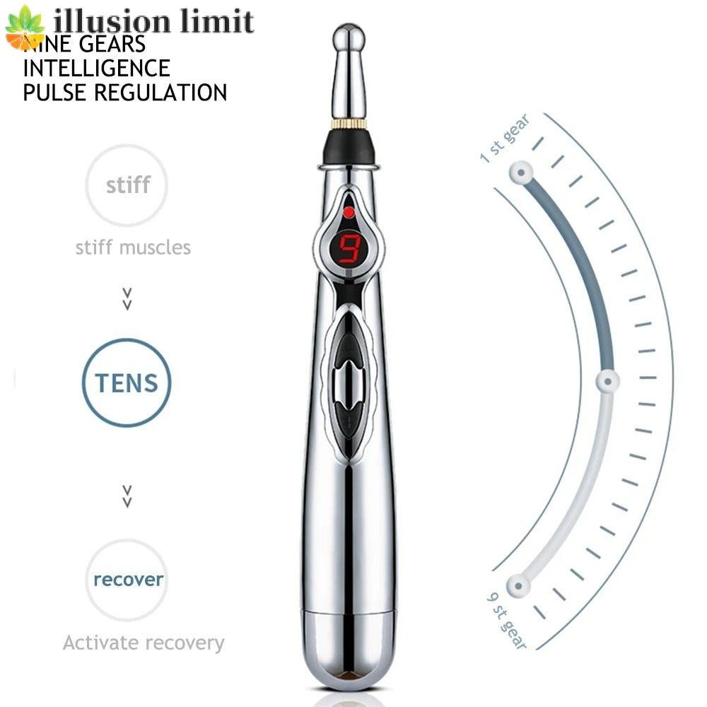 Illusion LIMIT Bút Châm Cứu Điện Tử An Toàn Toàn Toàn Thân Massage Cánh Tay