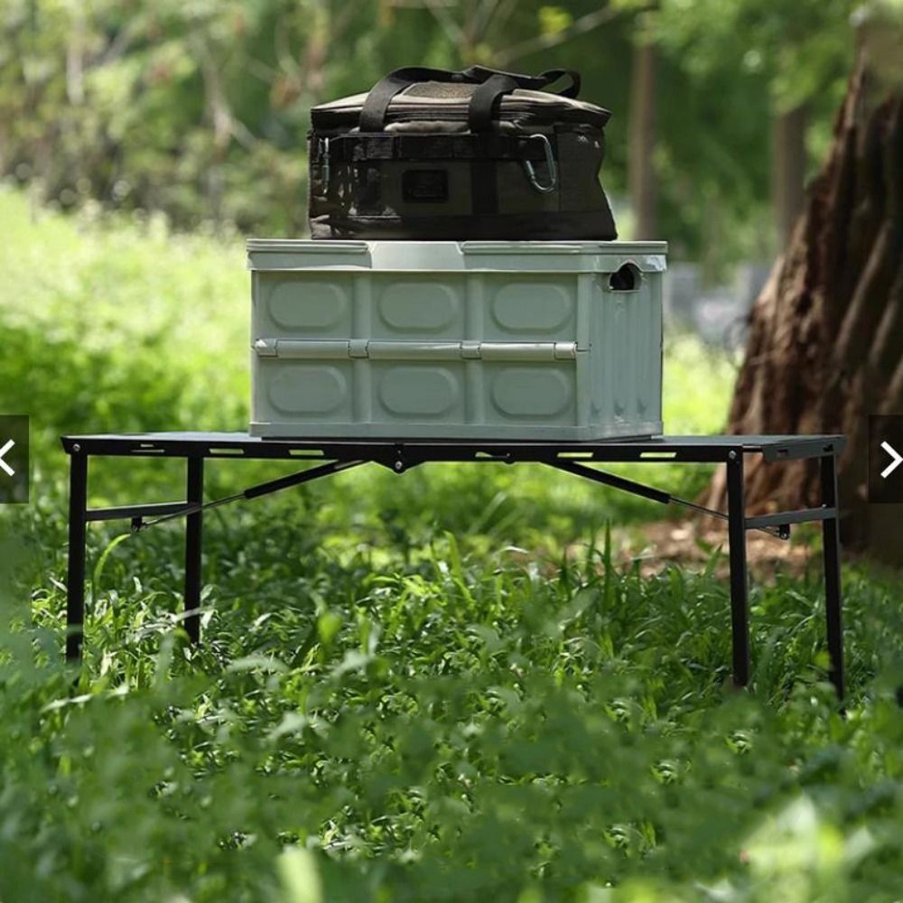 Bàn gấp AWNGD màu đen, kích thước 104 x 48 x 45cm, phù hợp cho cắm trại ngoài trời