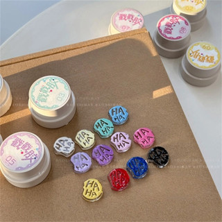 Baoshiman Poke Nail Gel Độ bão hòa cao Sơn lỗ ren họa tiết sóng quang trị liệu keo nghệ thuật làm móng tay cho tiệm làm móng tay