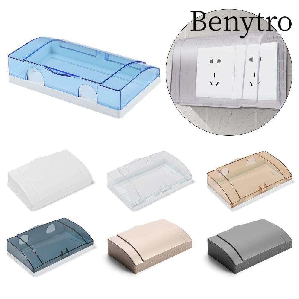 Hộp bảo vệ công tắc BENYTRO, Bảo vệ ổ cắm chống nước trong suốt, Ổ cắm điện 86 loại Ổ cắm nhựa Hộp bắn tung tóe tại nhà