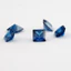 5A Xanh Vuông Công Chúa Cắt Cubic Zirconia 15 / 30 Chiếc 3x3mm ~ 10x10mm Rời CZ Đá Trang Sức DIY