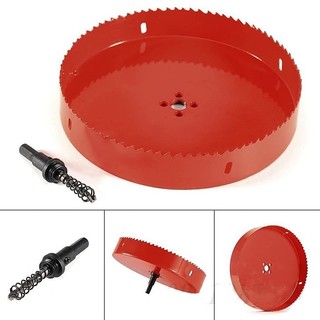 Mũi Khoét Lỗ Tròn Chất Liệu Thép Gió HSS Cao Cấp, Kích Thước 60mm, 90mm, 110mm, Có Mũi Khoan Định Tâm, Dùng Cho Máy Khoa
