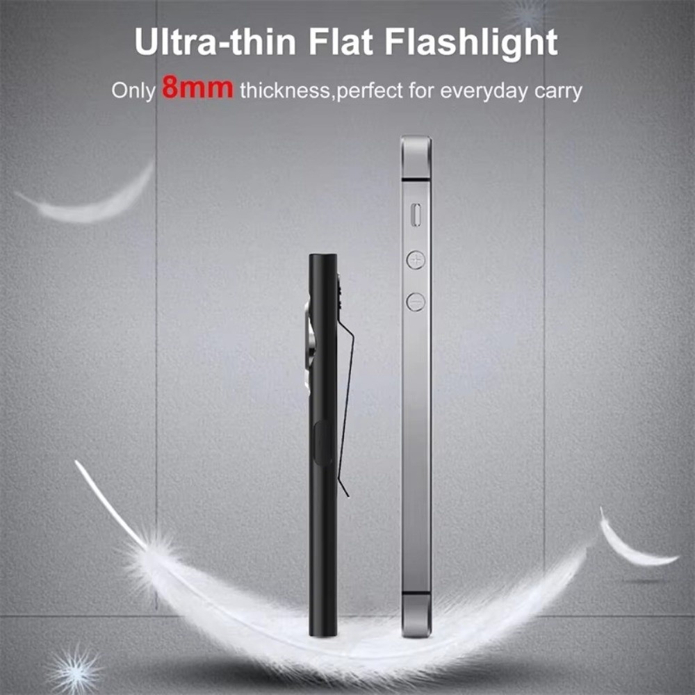 Đèn Pin Mini ESSENCEH LED Di Động Hút Từ, Nguồn Điện Kép Có Thể Sạc Lại