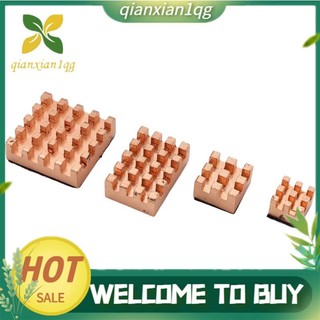 4 Miếng Tản Nhiệt Đồng Làm Mát Cho Raspberry Pi 4B 1G 2G 4G Tản Nhiệt Làm Mát (Tản Nhiệt Coper Nguyên Chất)