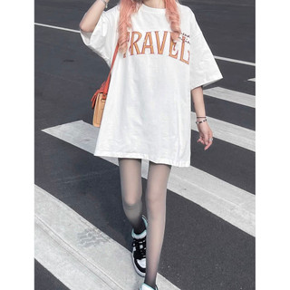 HIIXIIVI 100% Cotton Áo Thun Nữ Tay Ngắn Mùa Hè Phong Cách Hàn Quốc Thường Ngày Quá Khổ Người Phụ Nữ Baggy Rời Tee Nữ Độc Đáo 2026