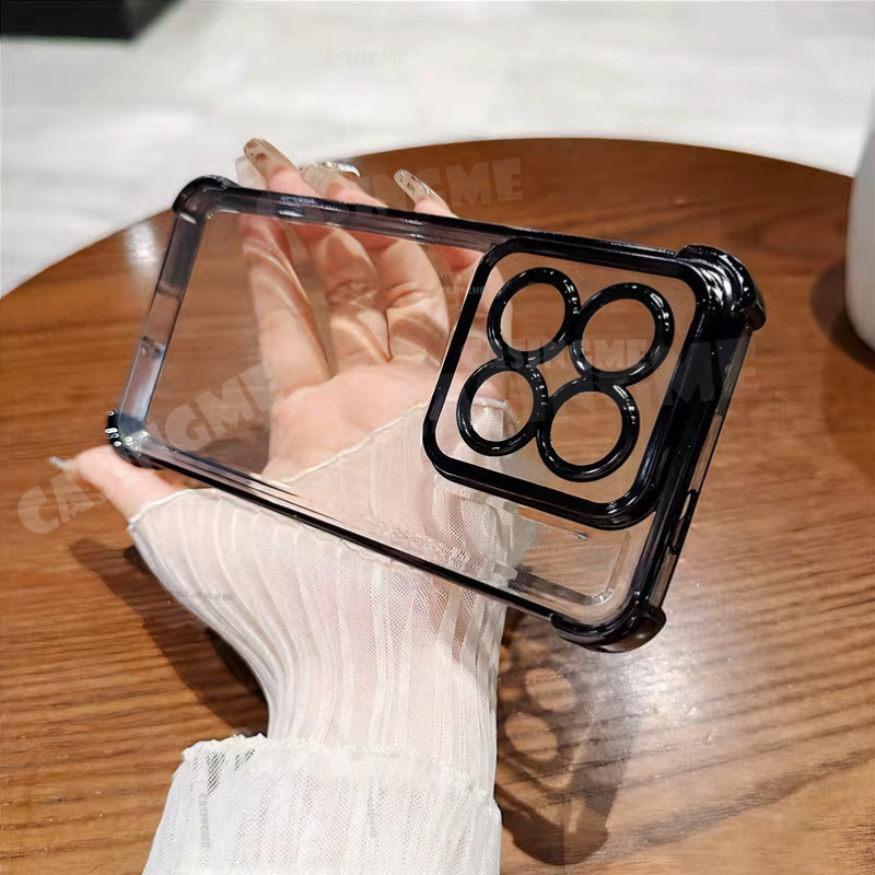 Ốp Bảo Vệ Ống Kính Mạ Xiaomi 17T 15TPro 2025 Cho Xiaomi 15T 15T 15 T T15 15TPro Xiaomi15T Pro 4G 5G 4 Góc Góc Bảo Vệ Chống Sốc Ốp lưng Chống Sốc