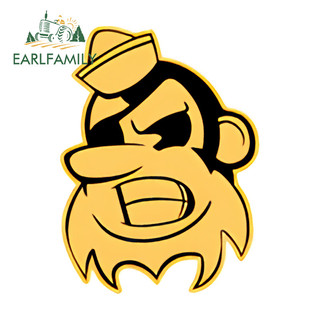 EARLFAMILY Bendy Logo Hoạt Hình Miếng Dán Xe Hơi Kính Chắn Gió Tuyệt Vời Xe Máy Xe Tay Ga Chống Thấm Nước JDM Vinyl Decal Chống Trầy Xước Bảo Vệ Cửa Xe Ô Tô