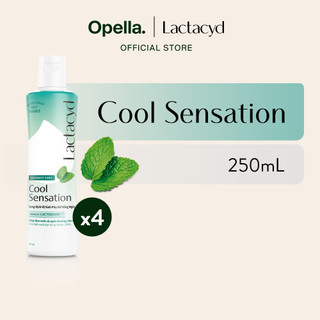 Bộ 4 Chai Dung Dịch Vệ Sinh Phụ Nữ Lactacyd Cool Sensation 250ml Mát Lạnh & Sạch Thoáng Dài Lâu