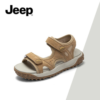 Jeep Mùa Hè Thoáng Khí Giải Trí Đi Bộ Đường Dài Dép Thể Thao Nữ Mặc Ngoài Chống Trơn Trượt Lỗ Dày Thượng Nguồn Giày Đi Biển