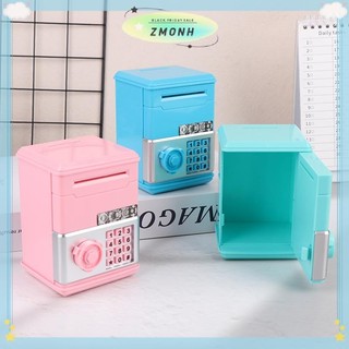 ZMONH Trẻ Em Tiền Ngân Hàng Mật Khẩu Heo Đất ATM Tiền Đồng Xu Hộp Tiền Cho Trẻ Em Sinh Nhật
