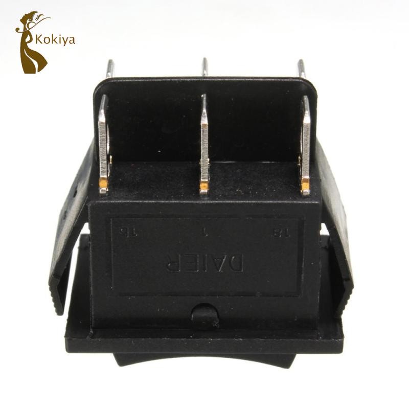 6 Chân DPDT Bật Tắt Công Tắc Cửa Sổ Điện Tạm Thời Rocker Nút Điều Khiển 12V