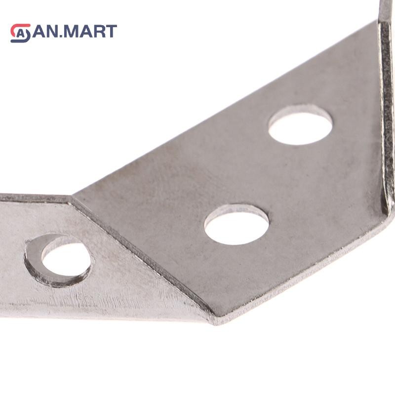Bigdealssuper 10 Chiếc Đa Năng Nội Thất Góc Kết Nối Thép Không Gỉ Góc Nẹp Hạng Nặng Góc Kệ s Cho Gỗ Siêu