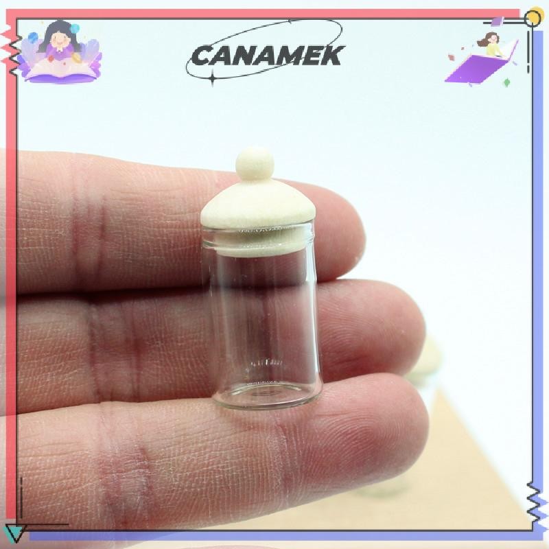 CANAMEK Lọ Thủy Tinh Trong Suốt 4:1 Nhà Búp Bê Thu Nhỏ Trang Trí Nhà Bếp CSF